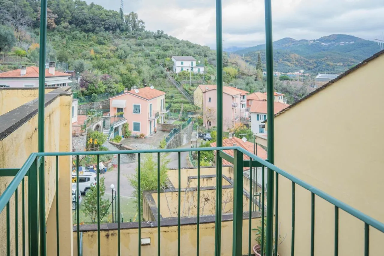 089 - Casa Cascata, Vista Mare, 400 Metri Dalla Spiaggia Apartment Sestri Levante