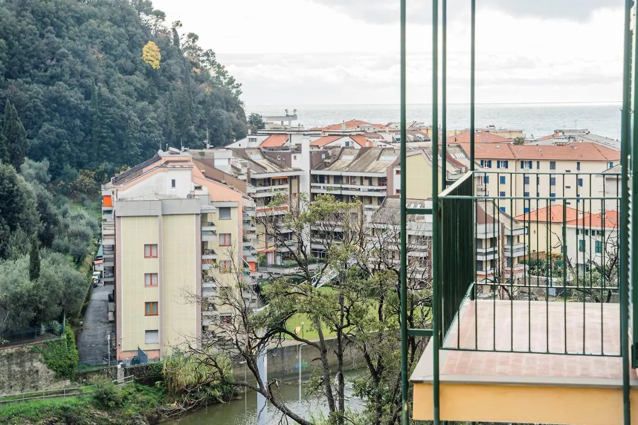 Apartamento 089 - Casa Cascata, Vista Mare, 400 Metri Dalla Spiaggia Sestri Levante 0*,  Italia
