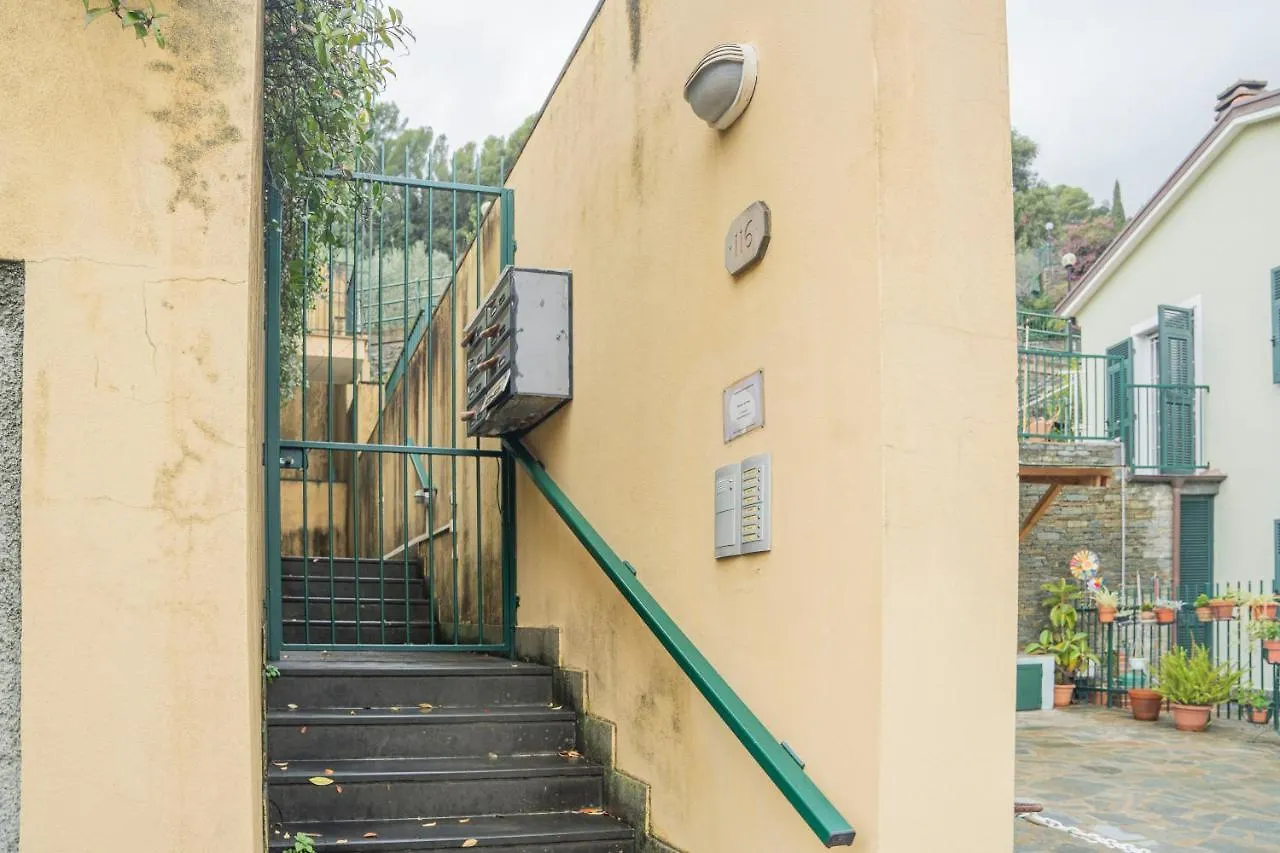 Apartamento 089 - Casa Cascata, Vista Mare, 400 Metri Dalla Spiaggia Sestri Levante 0*,  Italia