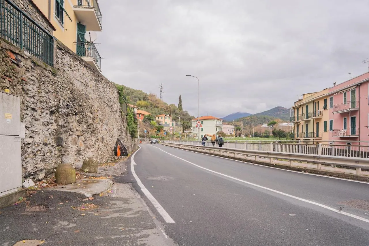 Apartamento 089 - Casa Cascata, Vista Mare, 400 Metri Dalla Spiaggia Sestri Levante