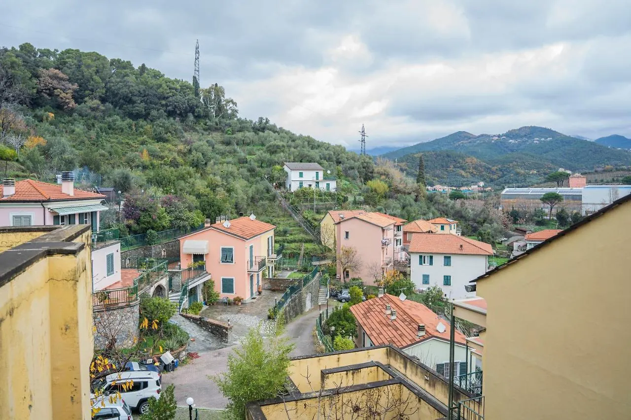 089 - Casa Cascata, Vista Mare, 400 Metri Dalla Spiaggia Apartment Sestri Levante
