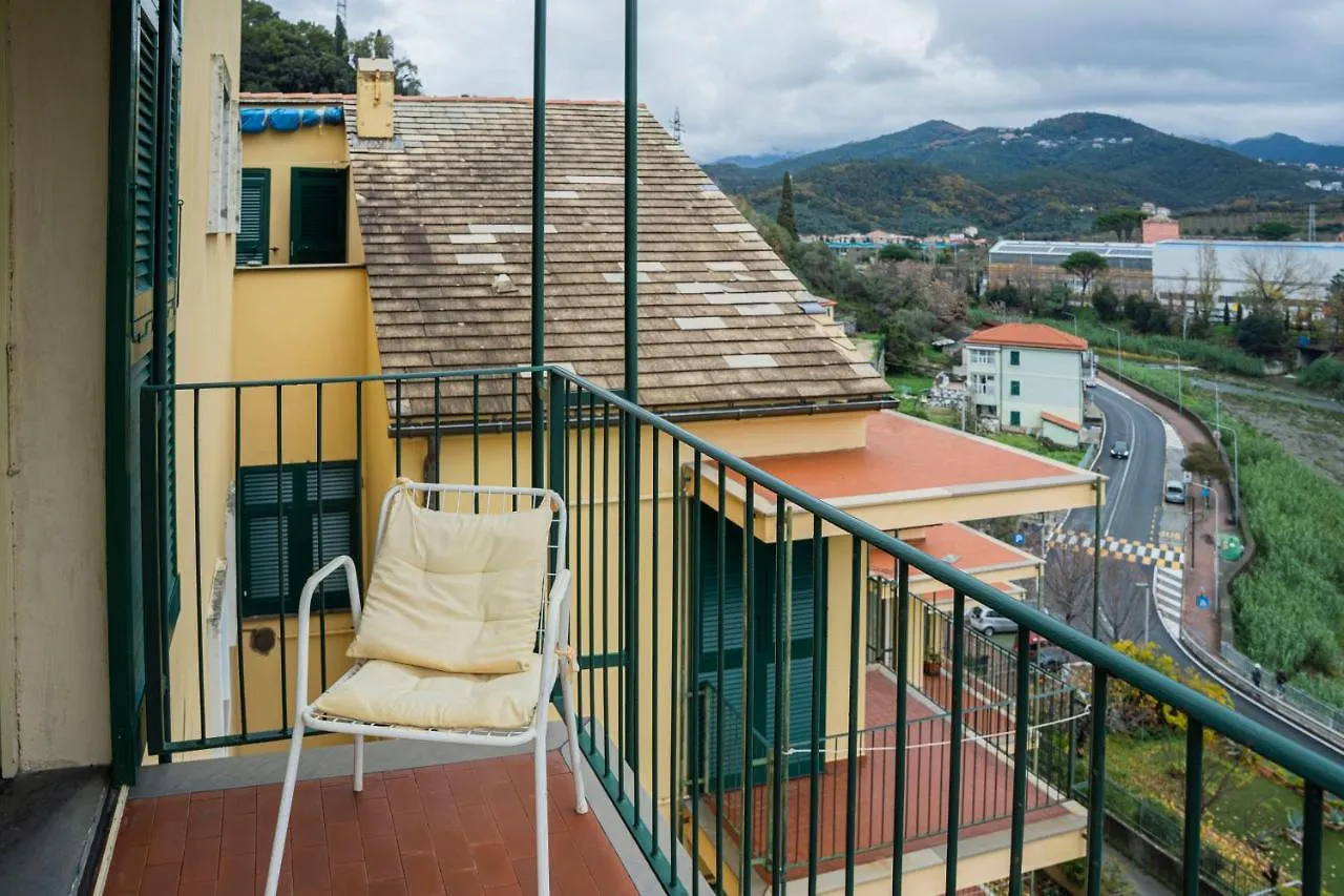 089 - Casa Cascata, Vista Mare, 400 Metri Dalla Spiaggia Apartment Sestri Levante