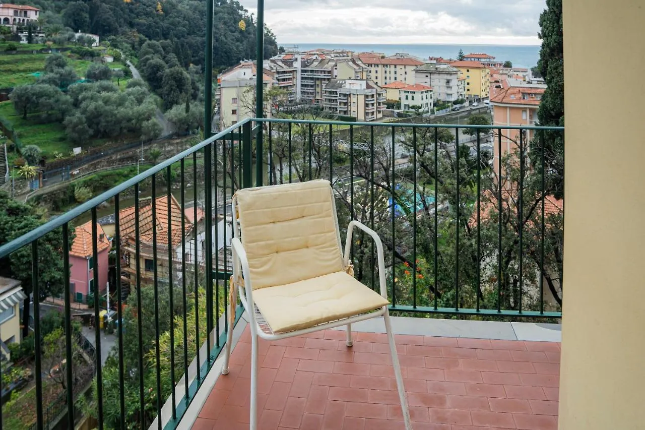 089 - Casa Cascata, Vista Mare, 400 Metri Dalla Spiaggia Apartment Sestri Levante Italy